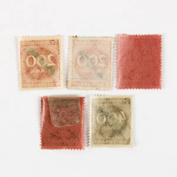 Lot Of 5 Germany Deutsches Reich Dienstmarke Stamps 1920s Hyperinflation 