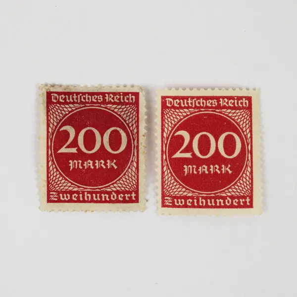 Lot Of 8 Germany 100/200/300/400/1000 Mark Stamps 1920s Hyperinflation 