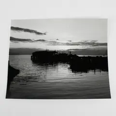 Vintage Oregon Coast Marina BW Photo MC Photography Beaverton Oregon