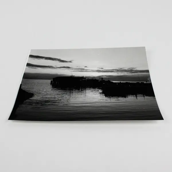 Vintage Oregon Coast Marina BW Photo MC Photography Beaverton Oregon