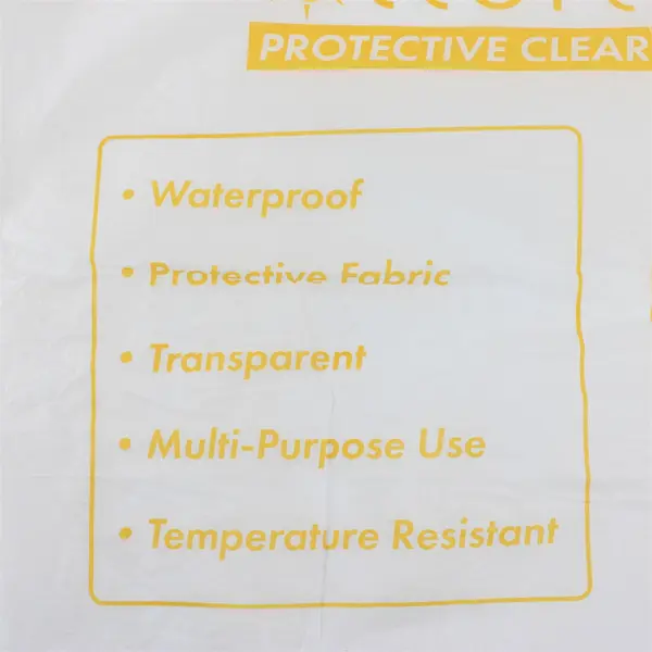 Ottertex Clear Protective Vinyl Sheet 37" x 54"