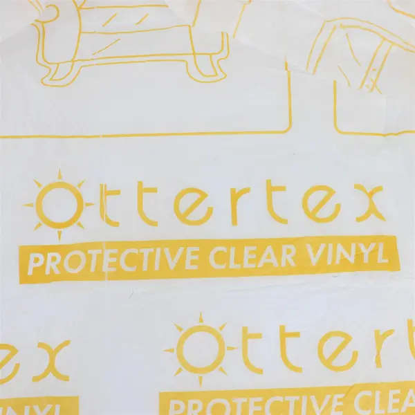 Ottertex Clear Protective Vinyl Sheet 37" x 54"