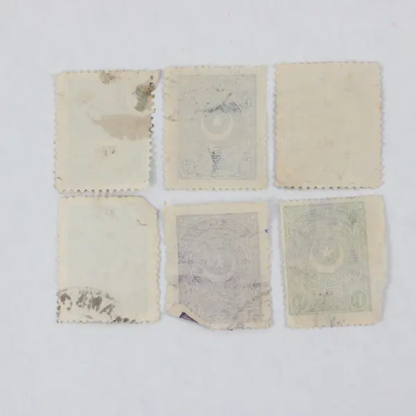 Lot Of 6 Turkey Star & Crescent Stamps Used 1920s