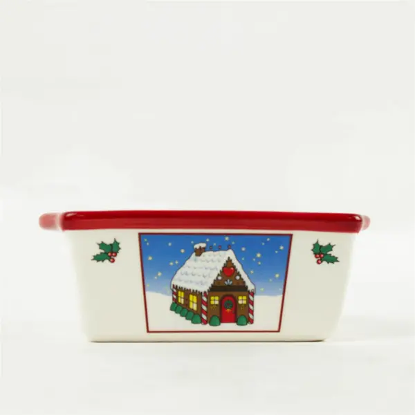 Christmas Gingerbread House Loaf Pan Holiday Baking Pan