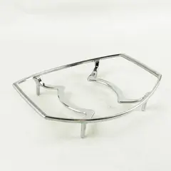 Vintage Corning Ware Chrome Casserole Holder Trivet 6.75x10