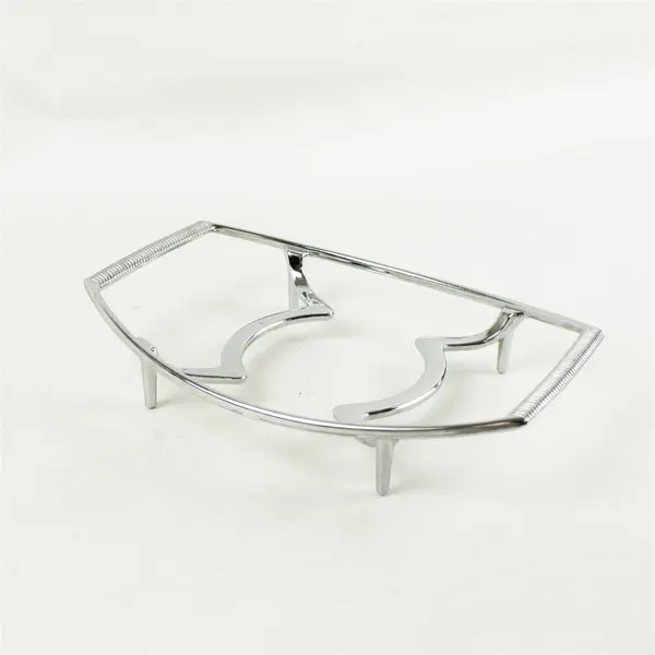Vintage Corning Ware Chrome Casserole Holder Trivet 6.75x10