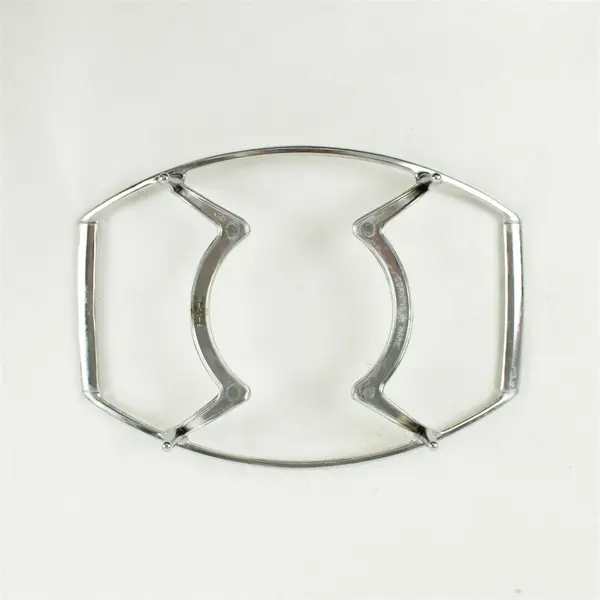 Vintage Corning Ware Chrome Casserole Holder Trivet 6.75x10