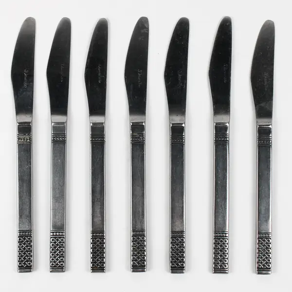 Lot Of 7 Merchandise Service Danika (Stainless) Flatware Dinner Knives 8.75"