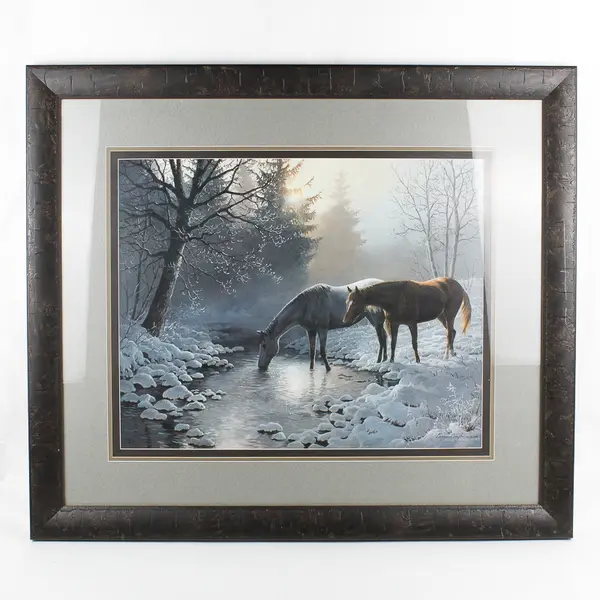 Frosty Morning by Persis Clayton Weirs Art Print Matted and Framed Signed COA