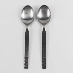 Lot Of 2 Merchandise Service Danika (Stainless) Flatware Serving Spoon 8.5" Long