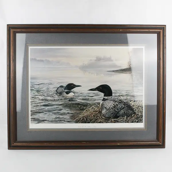 Voice of the Lakes by Marian Anderson Print Matted and Framed Signed