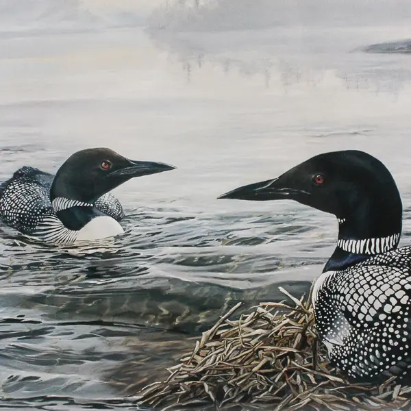 Voice of the Lakes by Marian Anderson Print Matted and Framed Signed