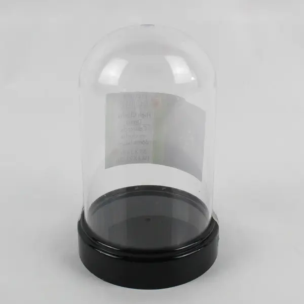 Floral Garden High Cloche Dome Acrylic Display Case 5.7" x 3.6"