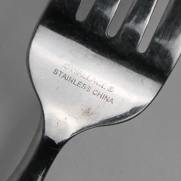 Lot Of 3 Wallace Silver WAS205 (Stainless) Flatware 2 Salad Forks & Butter Knife