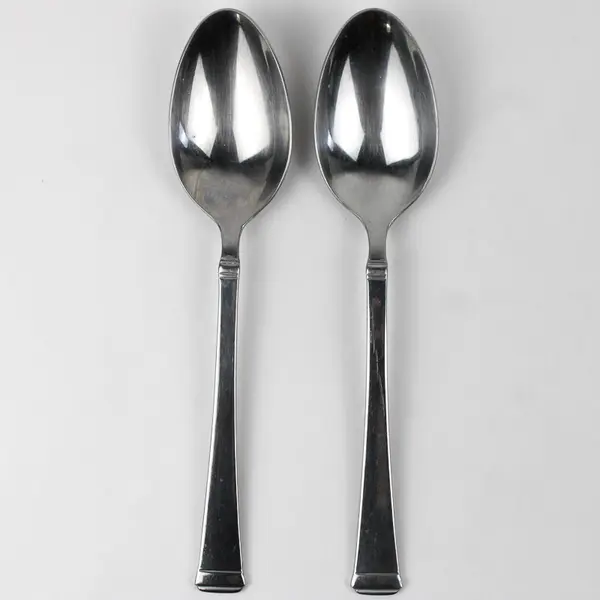 Lot Of 3 Wallace Silver WAS223 (Stainless) Flatware Solid Serving Spoons 9.5"