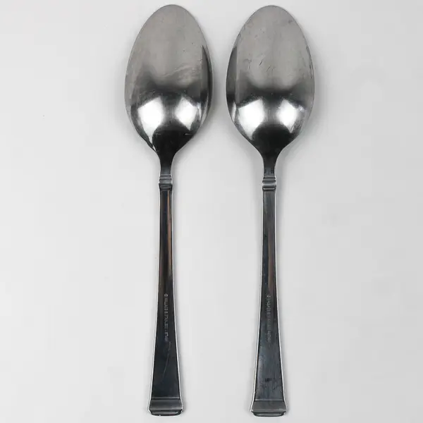 Lot Of 3 Wallace Silver WAS223 (Stainless) Flatware Solid Serving Spoons 9.5"
