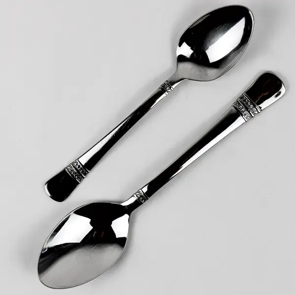 Lot Of 8 Wallace Silver WAS223 (Stainless) Flatware 7 Spoons 1 Dinner Fork