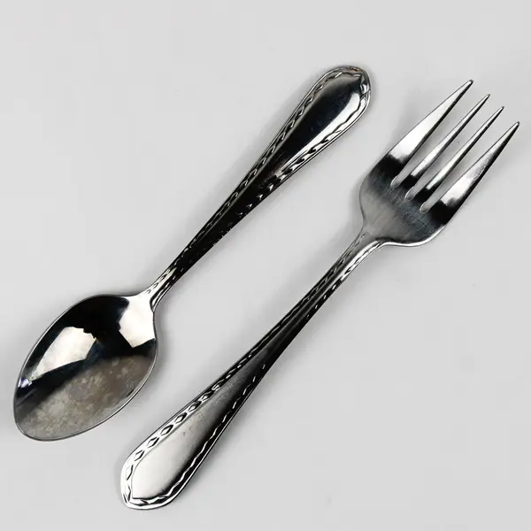 Lot Of 6 Wallace Silver WAS223 (Stainless) Flatware 5 Teaspoons 1 Salad Fork