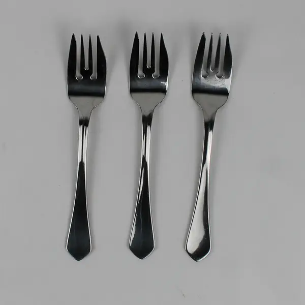 Lot Of 3 Wallace Silver WAS140 (Stainless) Flatware Salad Forks 7.5" Long