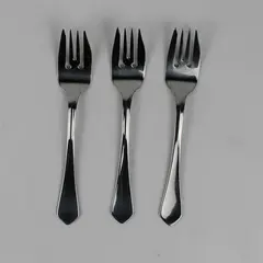Lot Of 3 Wallace Silver WAS140 (Stainless) Flatware Salad Forks 7.5" Long
