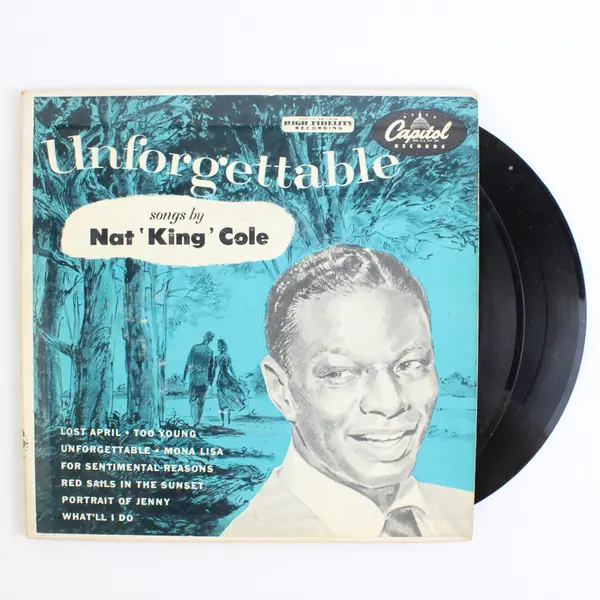 Nat 'King' Cole Unforgettable 1952 45rpm Record Set