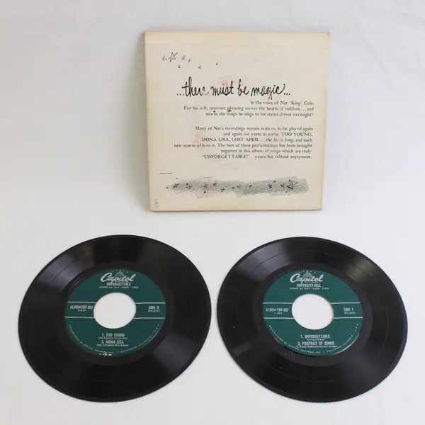 Nat 'King' Cole Unforgettable 1952 45rpm Record Set