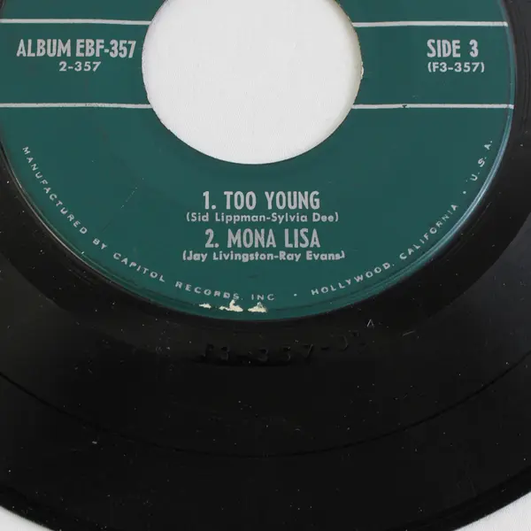 Nat 'King' Cole Unforgettable 1952 45rpm Record Set