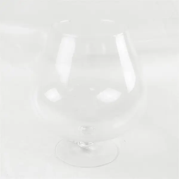 Large Clear Glass Brandy Snifter Terrarium Bowl 9in Tall Decorative