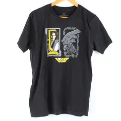 ThinkGeek Alien vs Predator Black Cotton Graphic T-Shirt Men's Size Medium