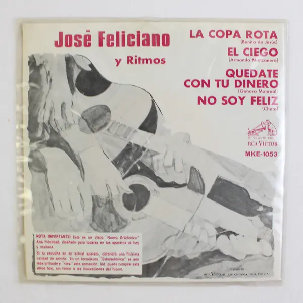Jose Feliciano La Copa Rota Quédate Con Tu Dinero 7" 45 RPM Vinyl RCA Victor MK