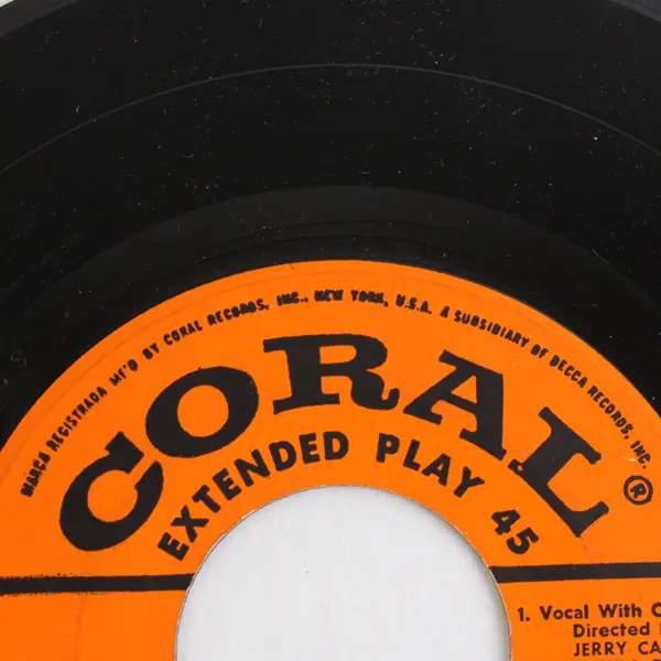 Don Cornell Coral EC-81501 7" 45 RPM EP Hold My Hand I'm Yours Vinyl