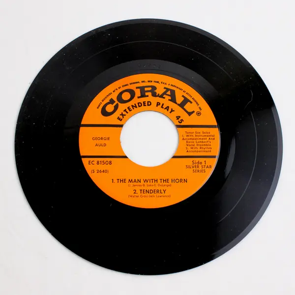 Georgie Auld 45 RPM EP Coral Records Silver Series 'The Man With The Horn'