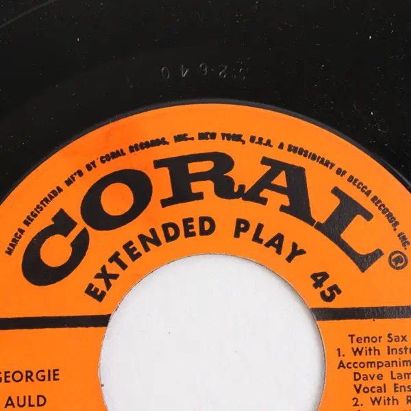 Georgie Auld 45 RPM EP Coral Records Silver Series 'The Man With The Horn'