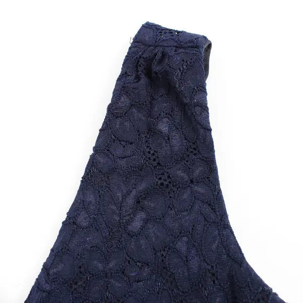 Sweet Storm Navy Blue Lace Mini Dress Women's Size Medium