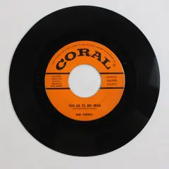Don Cornell Coral 9-61993 You Go To My Head / Village In Capri- 45