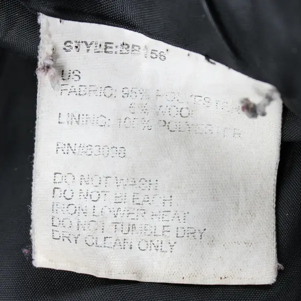 Ci Sono by Cavalini Black and Gray Removable Hood Pea Coat Women's Size Small