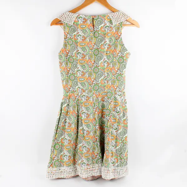 Dainty June Multicolor Paisley Fit & Flare Mini Dress Women's Size 6