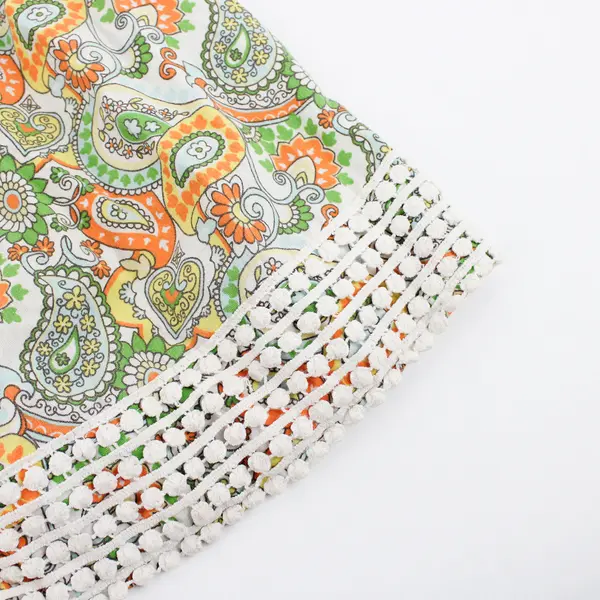 Dainty June Multicolor Paisley Fit & Flare Mini Dress Women's Size 6