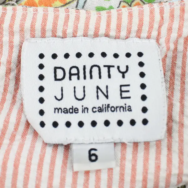 Dainty June Multicolor Paisley Fit & Flare Mini Dress Women's Size 6