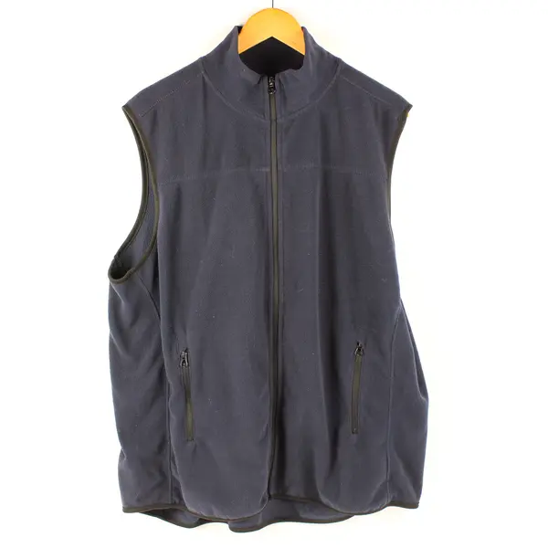 Great Northwest Navy Blue Fleece Zip-Up Vest Men's XL