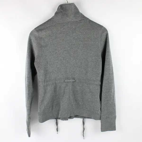 Forever 21 Gray Stand-Collar Snap Button Jacket Women's Medium