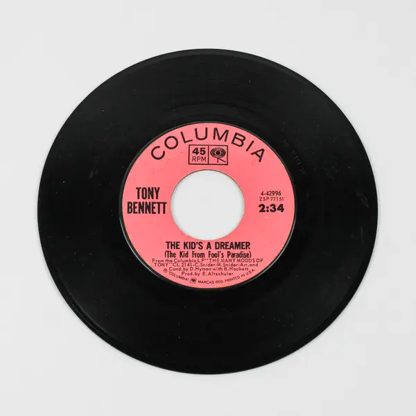 Tony Bennett - When Joanna Loved Me / The Kid's A Dreamer - 45 RPM