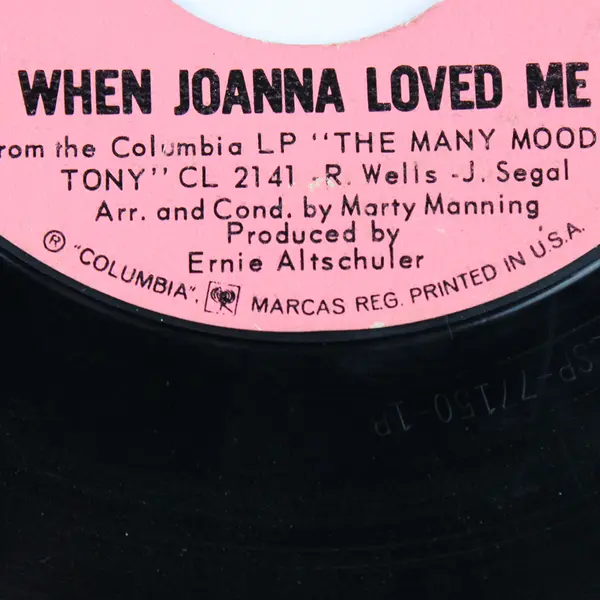 Tony Bennett - When Joanna Loved Me / The Kid's A Dreamer - 45 RPM