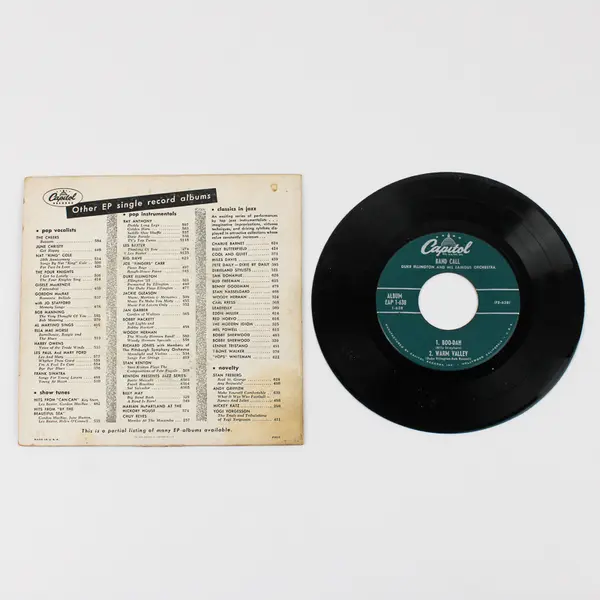 Duke Ellington "Band Call" 45 RPM 7" 