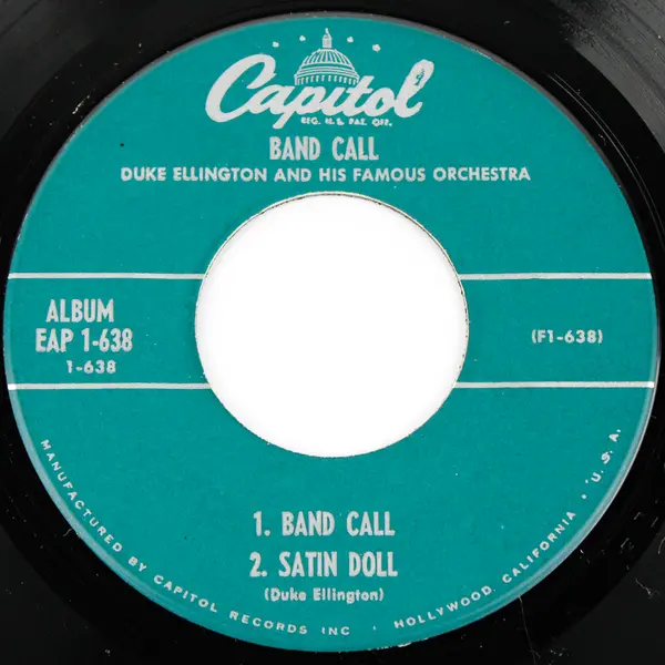 Duke Ellington "Band Call" 45 RPM 7" 