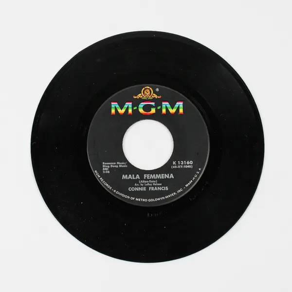 Connie Francis - Drownin' My Sorrows; Mala Femmena - Vinyl Record 45 RPM 7"