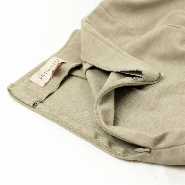 Philosophy Republic Clothing Beige Midi Pencil Skirt Women's Size 10