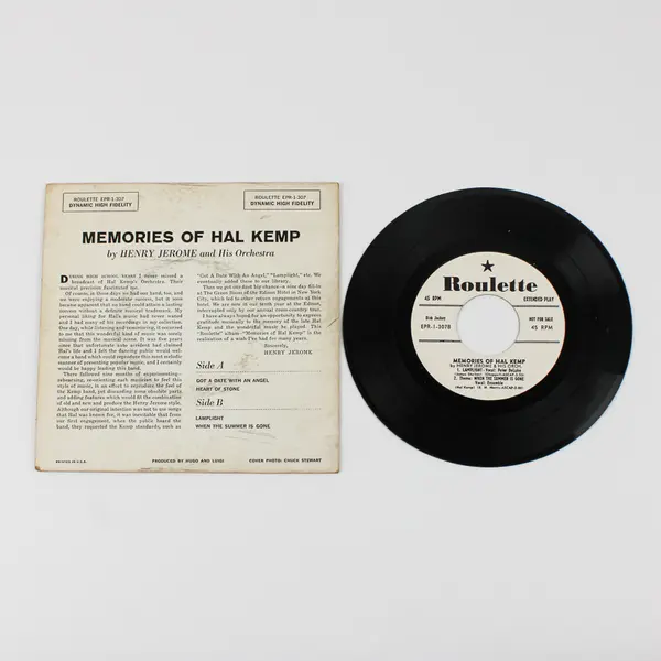  Memories Of Hal Kemp Lamplight Got A Date With An Angel Record 