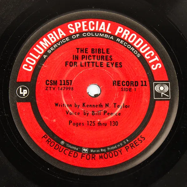 The Bible in Pictures for Little Eyes by Taylor, Kenneth N Record