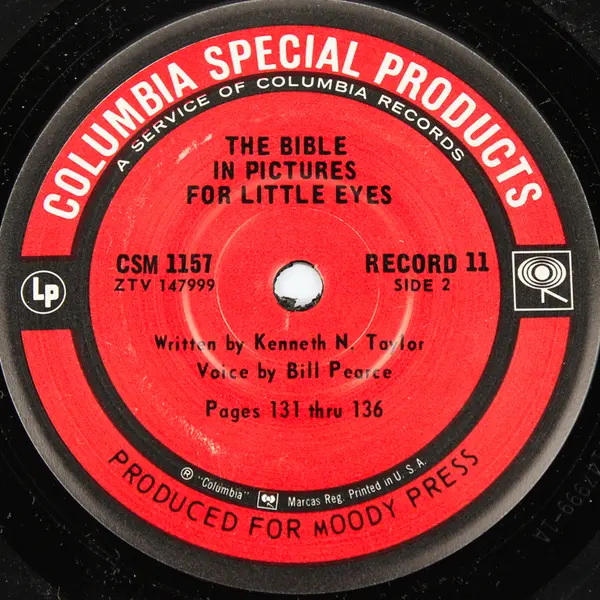 The Bible in Pictures for Little Eyes by Taylor, Kenneth N Record